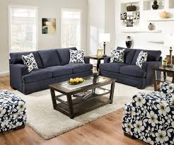 Simmons Upholstery 6491s Chicklet Sofa Midnight Blue Sears Outlet Colorful Furniture Living Room Furniture White Furniture Living Room