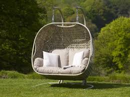 Relax on your outdoor patio with this cocoon swinging chair. Bramblecrest Ascot Ascot Double Hanging Cocoon Indalocio