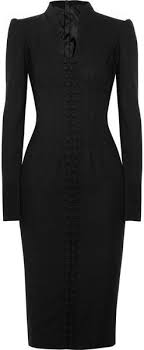 High Collar Slim Fit Black And A Million Buttons Of Course I Want It Fashion Clothes Dresses