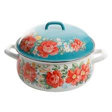 The Pioneer Woman Vintage Floral 4 Quart Dutch Oven With Lid Walmart Com Pioneer Woman Kitchen Vintage Ladies Pioneer Woman