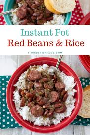Instant Pot Red Beans And Rice Recipe Made With Dried Red Beans And Spicy Sausage Instant Pot Dinner Recipes Instant Pot Recipes Red Beans Recipe