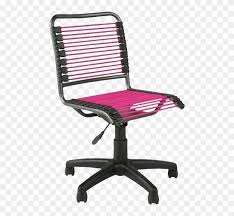 Used for good posture when sitting for long periods of time and just for fun! Eurostyle Bungie Low Back Office Chair In Black And Bungee Cord Desk Chair Free Transparent Png Clipart Images Download