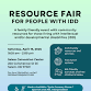 Resource Fair For People With IDD