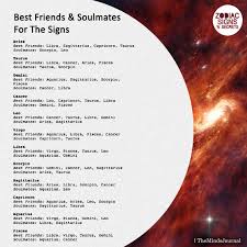 These zodiac signs vibe off of each other in a powerful way. Best Friends Soulmates For The Signs