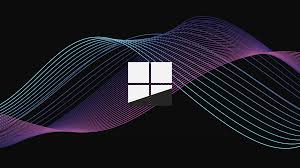 Choose from hundreds of free purple wallpapers. Microsoft Windows Wallpaper 4k Logo Minimal Waves Dark Background Purple Technology 3245