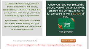 Just have to go in store and ask. Opinion Nfm Com Join Nebraska Furniture Mart Customer Survey