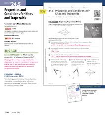 Midsegment midsegment theorem for trapezoids the midsegment of a trapezoid is parallel to each base and its length is one half the sum of the lengths of the bases. Properties And Conditions For Kites And Trapezoids