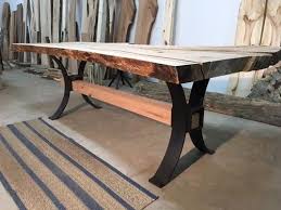 Custom Crafted Steel Dining Table Base Set Ohiowoodlands Metal Legs In 2020 Dining Table Bases Steel Dining Table Table Base