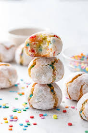 Confetti Amaretti Cookies Love And Olive Oil Recipe In 2020 Amaretti Cookies Cookies Chewy Cookie
