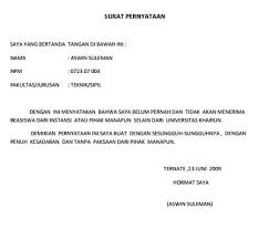 081242648887 dengan ini menyatakan bahwa saya tidak akan menikah selama 1 (satu) tahun, dalam masa kerja. Contoh Surat Pernyataan Belum Bekerja Untuk Beasiswa Contoh Surat