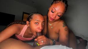 Porsha Carrera and Gianna Spade in ebony threesome