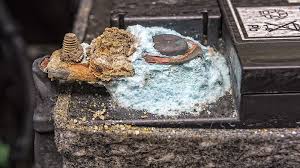 These white crystals of dried electrolyte are mostly potassium hydroxide also called caustic potash, which is a strong base and will need to be dissolved and neutralized. How Can I Keep My Car Battery From Corroding Autoguru