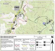 Circling the upland forest around the webb lake campground, this circuit is good for exercise and family nature walks. Mount Mitchell State Park Topo Map Maplets