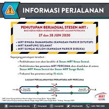 There are 4 ways to get from kajang to sungai buloh by train, bus, taxi or car. Three Mrt Stations To Be Closed From June 27 28 Paultan Org