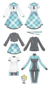 Do anime characters even have lips? Da Youkoso Uniform Design By Nyanfood Anime Outfits Manga Clothes Drawing Anime Clothes