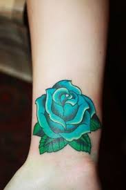 Black And Blue Roses Tattoo Pin On Free