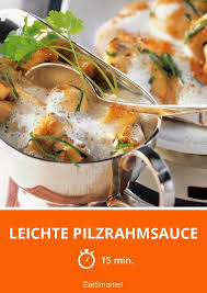 Leichte Pilzrahmsauce Rezept Saucen Salatsauce Rezepte