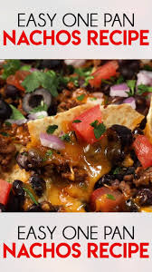 Easy Nachos The Salty Marshmallow Video Recipe Video Nachos Recipe Easy Recipes Easy Nachos