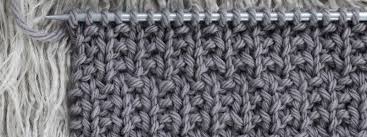 Knit first stitch through back loop, (purl 2, knit 2) across row until 3 stitches remain, purl 2, bring yarn to front of work and slip last stitch purlwise. Day 2 Alternating Broken Rib Knit Stitch 21daysofbeginnerknitstitches Brome Fields
