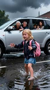 A la salida de la escuela, durante la recogida de los niños, mis padres se  marcharon en el coche con los hijos de mi hermana justo delante de mi hija.  Cuando Lily