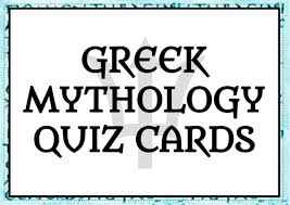 Marie hullett 7 min quiz. Greek Mythology Quiz Cards Teaching Resources