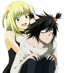 L And Misa This Is Too Cute Death Note Shinigami Anime Maschio