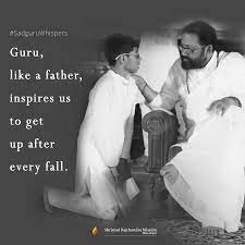 On The Occasion Of Fathersday Sadguruwhispers Guru Like A Father Inspires Us To Get Up Aft Daily Motivational Quotes Spiritual Quotes Spiritual Guidance