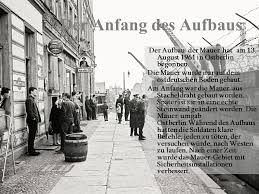 Wieso wurde die mauer gebaut. Die Berliner Mauer Grenze Durch Eine Stadt Ppt Herunterladen