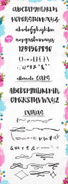 This modern font set designed by faridul haque has both serif and sans serif versions. Hand Painted Fonts Modern Brush Lettering Angiemakes Com Angie Makes