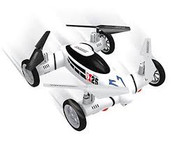 The car, which honestly resembles a plane more than automobile, measures 11.5 by 5.8 by 11.5 the day of testing was a little windy, which made the street hawk difficult to control in flight, but the manufacturer does recommend not flying it on very. Amazon Com Space Rails Flying Rc Car Quadcopter Drone Toys Games Flying Car Rc Car Parts Best Scooter For Kids