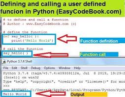 Python Functions Defining And Using Functions This Is A Python Tutorial To Explain All Theory With Code Examples On Using Python Function Python Programming