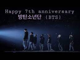 Congratulations bts on your 7th year anniversary!!! Happy 7th Anniversary Bts Swiss Bts Army Project Youtube