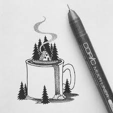 111 Insanely Creative Cool Things To Draw Today Pen Art Ink Artwork Cool Drawings
