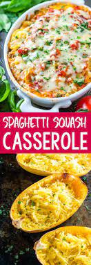 Cheesy Vegetarian Spaghetti Squash Casserole Recipe Peas And Crayons Recipe Vegetarian Spaghetti Squash Casserole Recipes Squash Casserole