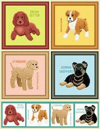 Us $925 buy it now quantity 5. Set Of 4 Large Breed Puppy Images 2 Cross Stitch Pattern By Susan Saltzgiver Crosstitch Com