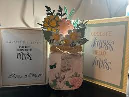 Been playing with paper and glue for a niece's bridal shower