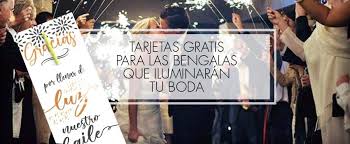 No te quedes sin contratar. Tarjetas Gratis Para Las Bengalas De Tu Boda Imprimible Todoinvitacion En 2020 Tarjetas Gratis Boda Salones Para Bodas