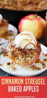 If Your Kids Like Apple Crisp They Will Love This Easy Baked Apple Dessert Recipe The Baked Apple Baked Apple Dessert Easy Baked Apples Apple Dessert Recipes