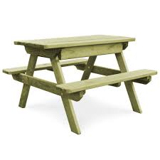 Wenn ihre kinder an diesem tisch sitzen, ist für sie viel spaß mit freunden im garten garantiert. Vidaxl Picknicktisch Mit Banken 90 90 58 Cm Kiefernholz Impragniert Gitoparts