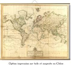 Als weltkarte bezeichnet man eine karte, die die gesamte erdoberfläche abbildet. Weltkarte Der Entdeckungen Von 1801