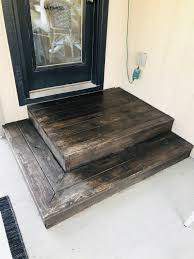 Its a bit cheaper than drylock right now and i was told it smells less, cleans easier and can be easily applied with a roller. Refresh Wooden Steps With Behr Deckover Paint Life Love Larson