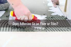 Heat to evaporate moisture,dehumidifier to remove it. Floor Tile Adhesive Won T Set Dry Ready To Diy