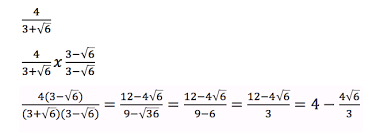 If the radical in the denominator is a square root, then you multiply by a square root that will give you a perfect square under the radical when multiplied by the denominator. Rationalize The Denominator Simplify How To Calculator Example