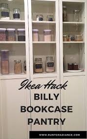 Easy Diy Freestanding Pantry With Doors From A Billy Bookcase Diy Kitchen Storage Ikea Bookcase Kitchen Storage Hacks