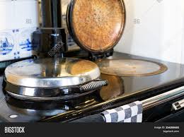 Adding an antique or vintage stove to a contemporary or period kitchen can transform the busiest room. Vintage Kitchen Wood Image Photo Free Trial Bigstock