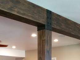 Beam Straps Plates Hangers Fake Wood Beam Accessories Fake Beams Ceiling Faux Wood Beams Ceiling Beams Living Room