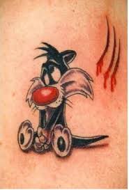 Silvester Cartoon Tattoos Cartoon Character Tattoos Cat Tattoo Designs