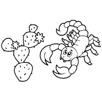 You can print or download them to color and offer them to your family and . Desert Scorpion Coloring Pages Surfnetkids