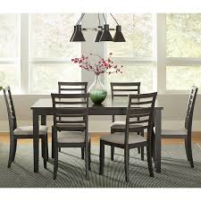 Langley Furniture Baggio 7 Piece Dining Set In Charcoal Nebraska Furniture Mart Dining Furniture Sets Dining Room Furniture Sets Modern Fabric Dining Chairs