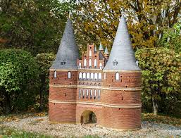 lubeck holstentor als modell in der miniaturwelt lichtenstein in sachsen bird house outdoor outdoor decor
